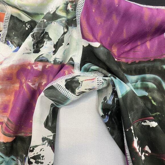 Lululemon Speed Tight III Luxtreme White Watercolor Size 4 30” Legging - Picture 12 of 16